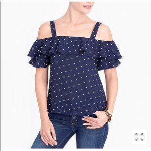 NWT ✨ J. Crew | Printed Cold Shoulder Tank